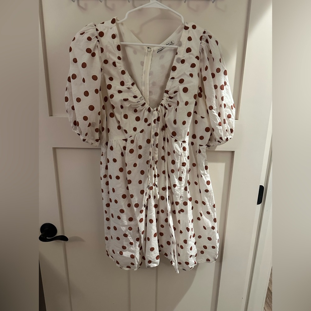 Abercrombie & Fitch mini polka dot dress